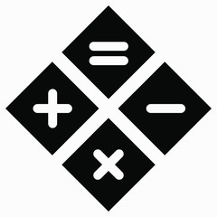 Fototapeta premium New Calculator Icon Vector Template