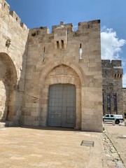  Jaffa gate closed Jerusalem Old City