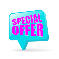 Special offer vector icon