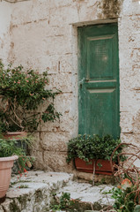 Fototapeta na wymiar Old door in Apulia, Italy
