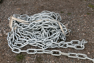 Random Curly Length of stainless steel chain links 
