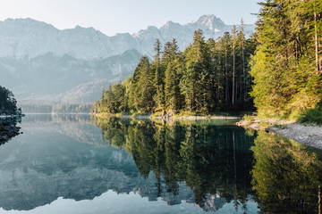Fototapeta premium Eibsee, Bayern, Germany