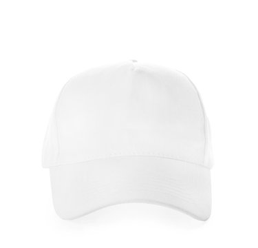 Blank cap on white background