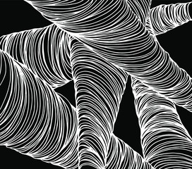 vector abstract black and white texture
