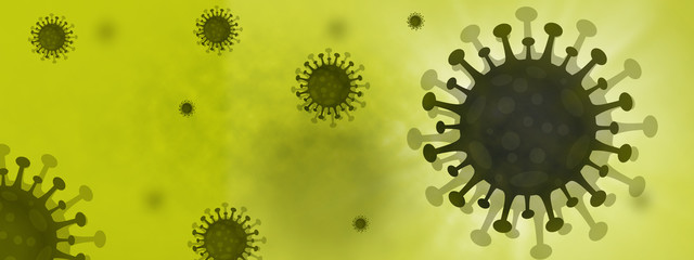 Virus Covid 19-NCP. China epidemic coronavirus DNA pandemy