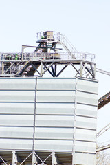 Conveyor belt of a sand extraction installation In Nijmegen, Netherlands