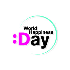 World Laughter Day. World Happiness Day. World Smile Day. Banner - Illustration