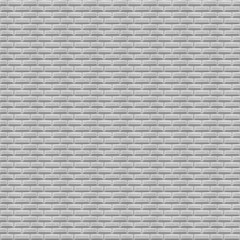 White colored brick wall seamless texture background