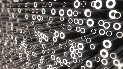 Stainless Steel Pipes Wallpaper