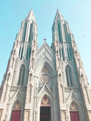 Fototapeta na wymiar South Indian Christian church