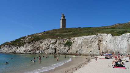 A Coruna is a city on the North of Spain