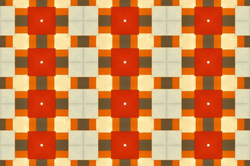 geometric textile design seamless repeat pattern illustration.