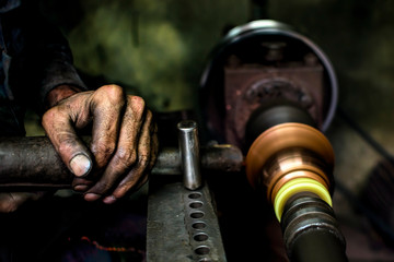The process of shaping the famous copper products of gaziantep by hand