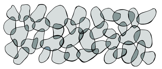 vector picture black and white pieces of glass