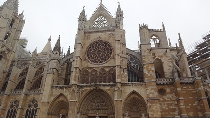 Fototapeta premium Leon is a beautiful historic city in Spain