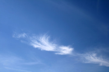 Naklejka na ściany i meble beautiful clouds in the Polish sky