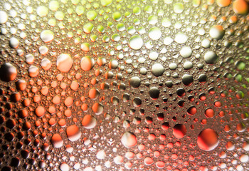 Abstract Texture water drops with amazing colour, background