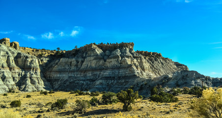 Natural Landscape, Erosive Rock Formations in New Mexico