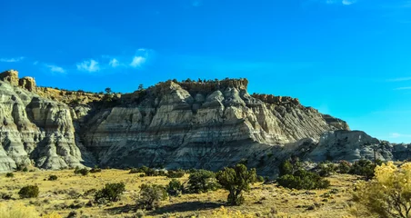 Foto op Canvas Natural Landscape, Erosive Rock Formations in New Mexico © Oleg Kovtun