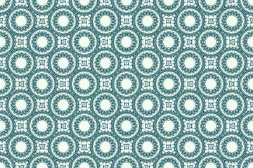 geometric textile design seamless repeat pattern illustration.