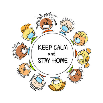 keep calm and stay home
