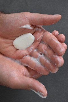 Corona virus prevention - Wash hands with hot water and soap