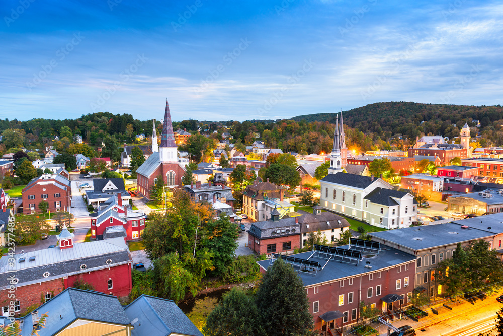 Wall mural Montpelier, Vermont, USA