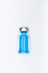 Medical vial for injection with medicine liquid or vaccine