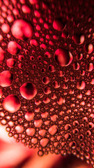 Incredible background with blood bubbles and beautiful texture