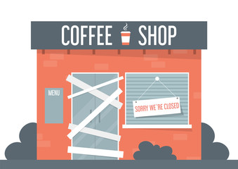 Closed coffee shop. Sorry we are closed