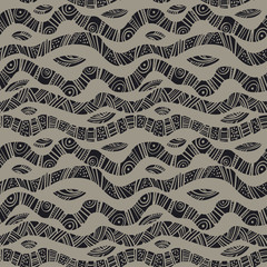 Abstract water seamless motif in wild Africa mood