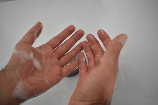Corona virus prevention - Wash hands with hot water and soap