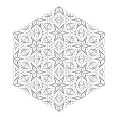 Mandala. Colouring page. Print. Enless pattern.
