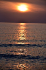 Obraz premium sunset over the sea