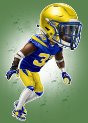 American football player © willierossin