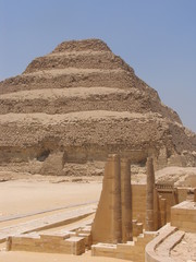 Egypt. The Djoser pyramid