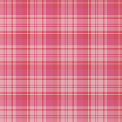 Seamless pattern in interesting festive pink and red colors for plaid, fabric, textile, clothes, tablecloth and other things. Vector image.
