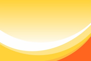 Abstract Yellow Orange Curve Background Design Template Vector