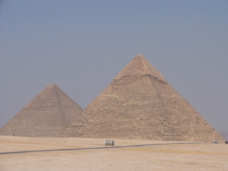 Plakat Egypt. the complex of Pyramid