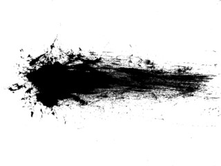Grunge Brush Strokes Banner Background