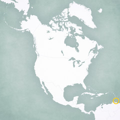 Map of North America - Trinidad and Tobago