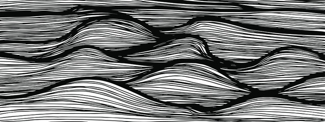 vector wave sea pattern illustration