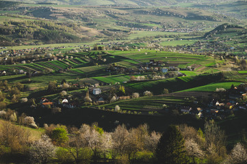 Obraz premium Hrinova village in region of Slovakia