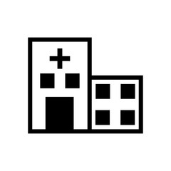 Obraz premium Hospital building icon
