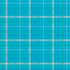 Seamless pattern in interesting water blue and grey colors for plaid, fabric, textile, clothes, tablecloth and other things. Vector image.