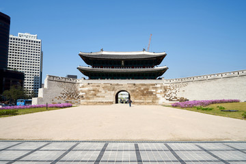 Sungnyemun Gate in Seoul, South Korea. Korea National Treasure No. 1
