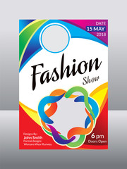 Fototapeta premium abstract artistic creative colorful flyer