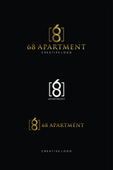 68 logo real estate, building