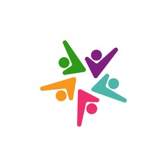 Community, network and social logo