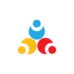 Community, network and social logo